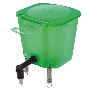 Napáječka s napáječem DERBY 500ml 12x11x10cm, 90°