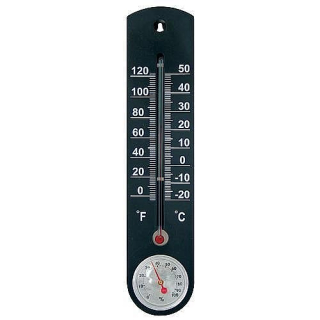 Teploměr s vlhkoměrem 250x55x12mm