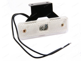 Poziční světlo W44 (219Z) přední bílé LED, držák
