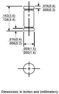 Diak DLDB4, minimelf SMD