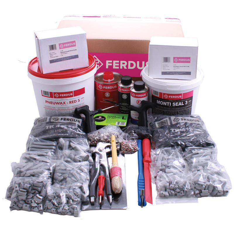 Sada spotrebného materiálu pre pneuservis, 1127 ks - F10500