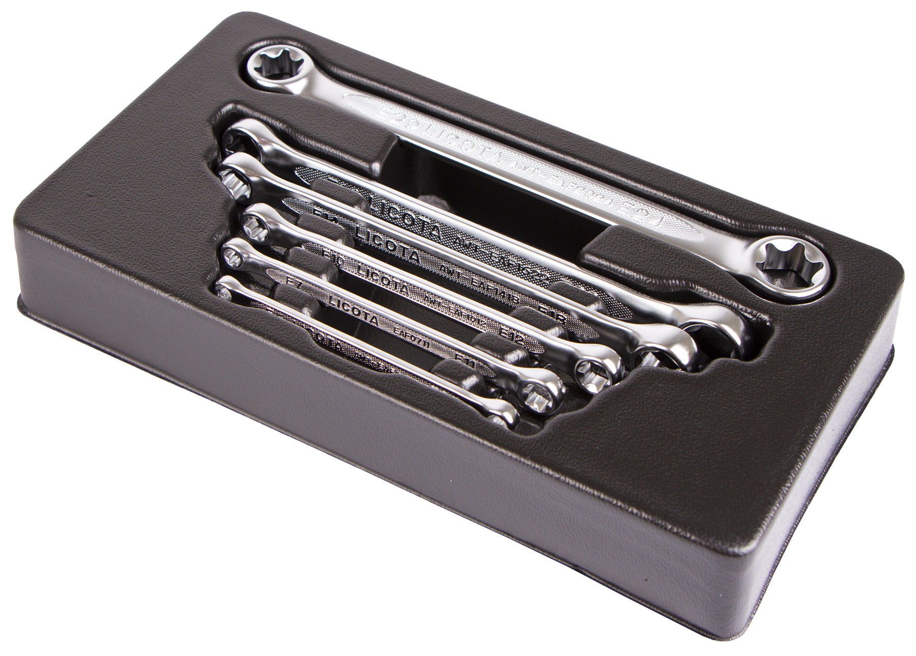 TORX oboustranné klíče ve výplni do dílenského vozíku, 6 dílů - LIACK274011